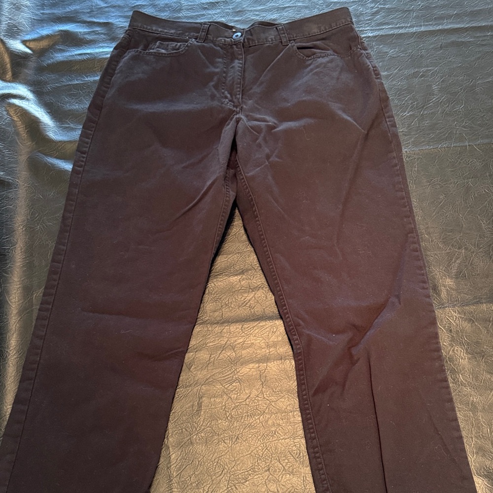 DKNY Black Crop Jeans size 12 GUC